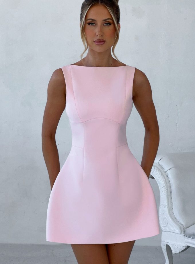 Alana Mini Dress - Blush