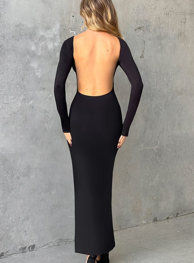 Aleena Maxi Dress - Jet Black