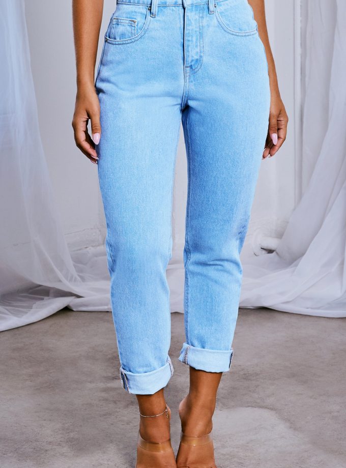 Ali Boyfriend Jeans - Light Blue