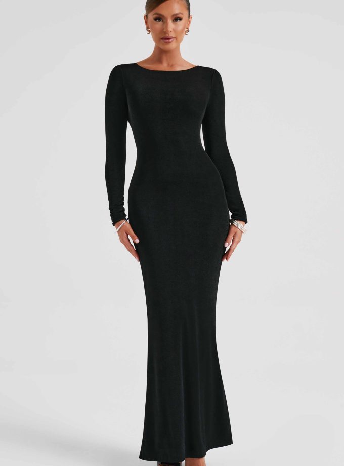 Anastassia Maxi Dress - Black