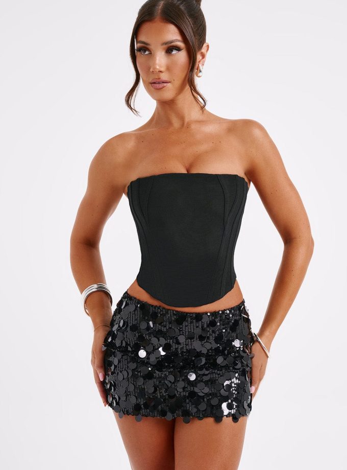 Anissa Mini Skirt - Black