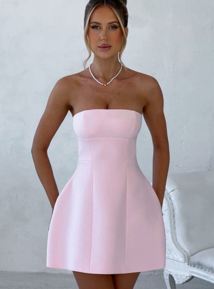 Asha Mini Dress - Blush