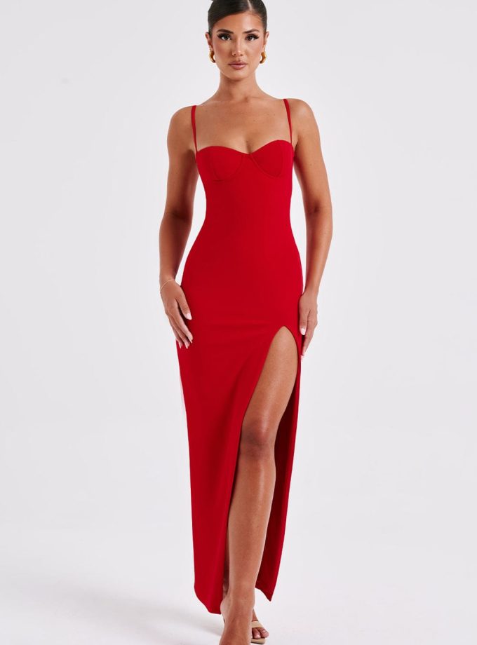 Asteria Maxi Dress - Red