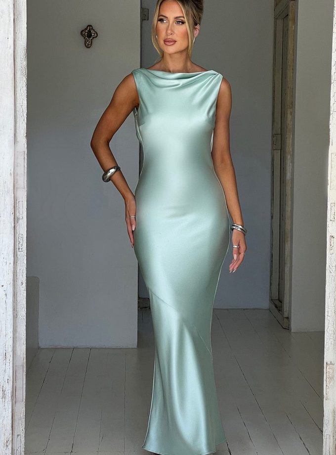 Azuri Maxi Dress - Turquoise