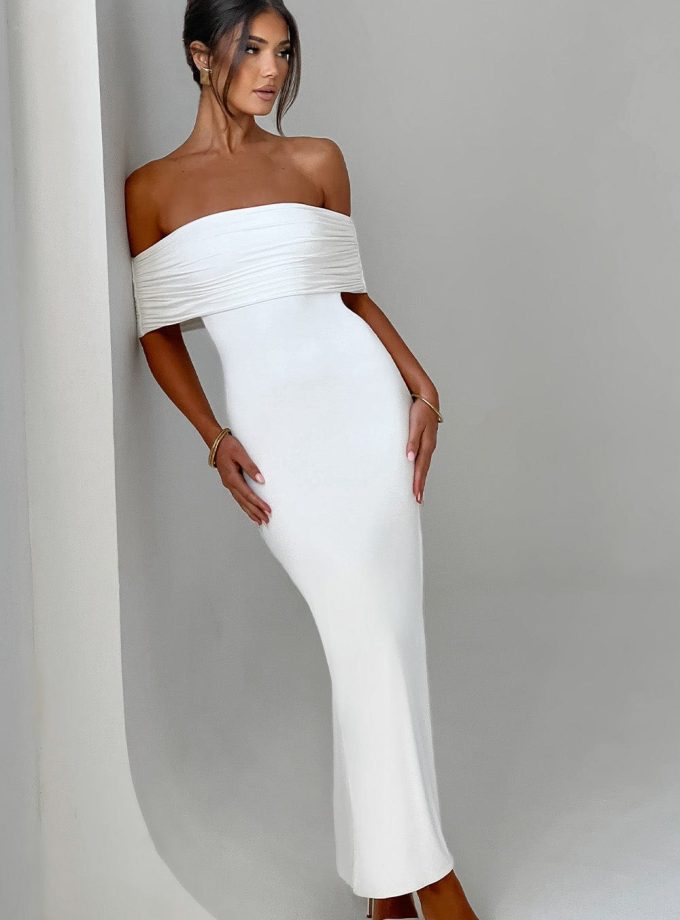 Belinda Maxi Dress - White