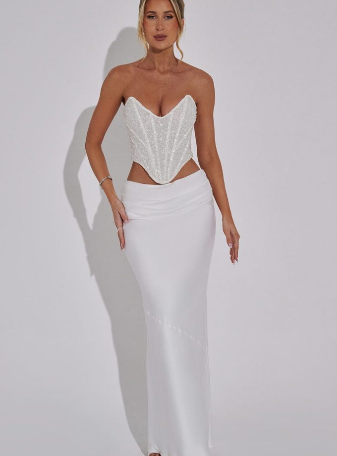 Bernadette Maxi Skirt - Ivory