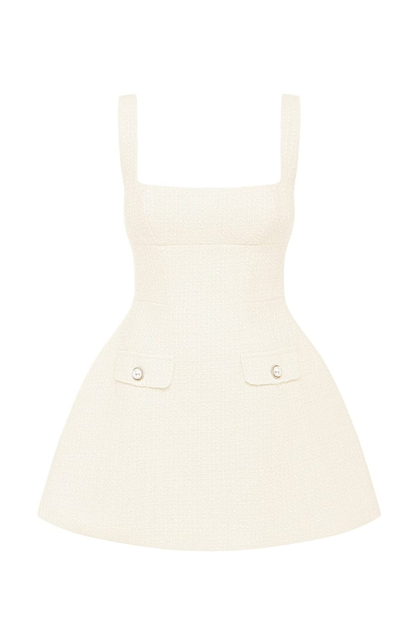 Bessie Mini Dress - Ivory