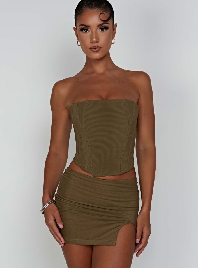 Cami Corset - Khaki