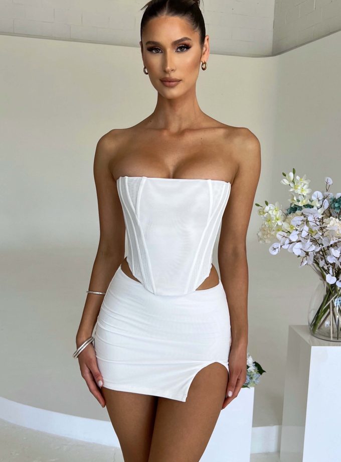 Cami Corset - White