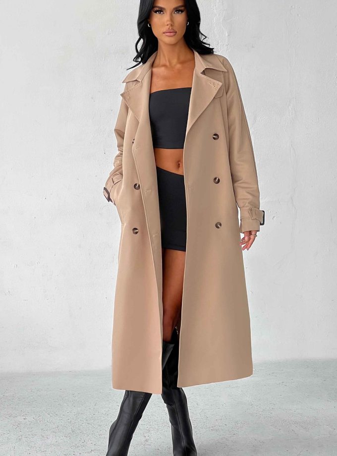 Camila Trench Coat - Beige