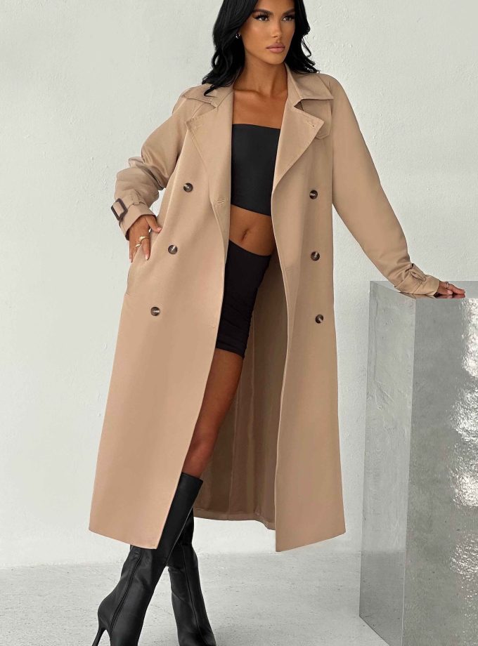 Camila Trench Coat - Beige