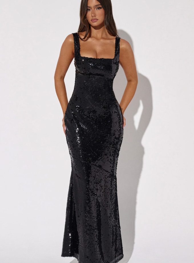 Corinne Maxi Dress - Black