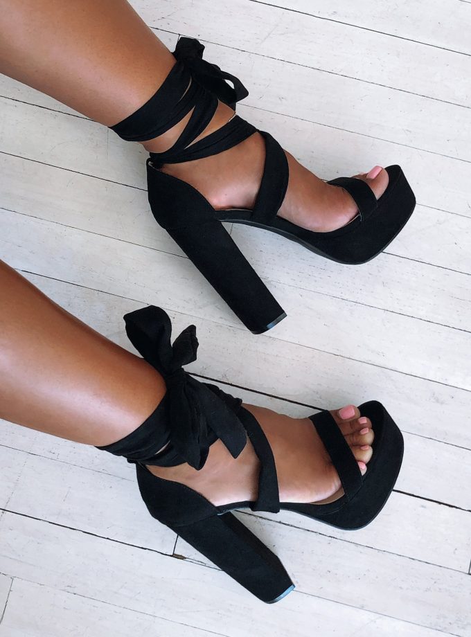 Danica Block Heels - Black