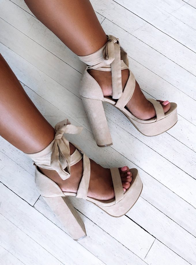 Danica Block Heels - Nude