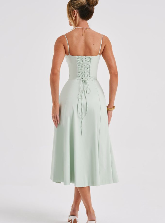 Deanna Midi Dress - Sage