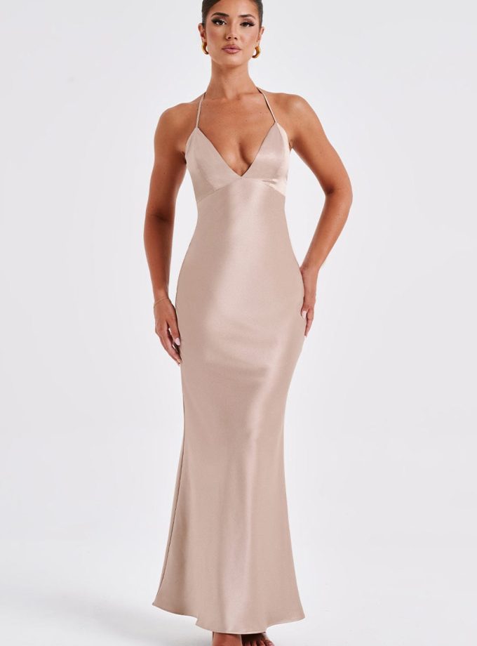 Delphine Maxi Dress - Champagne