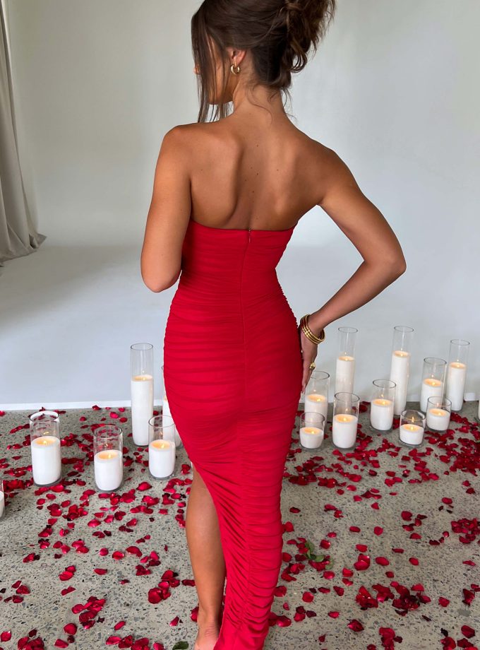 Demi Maxi Dress - Red