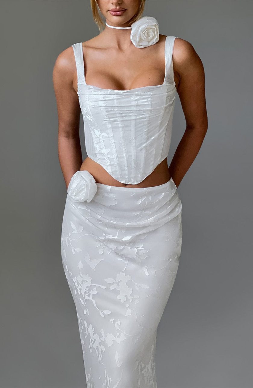 Elizabeth Maxi Skirt - Ivory