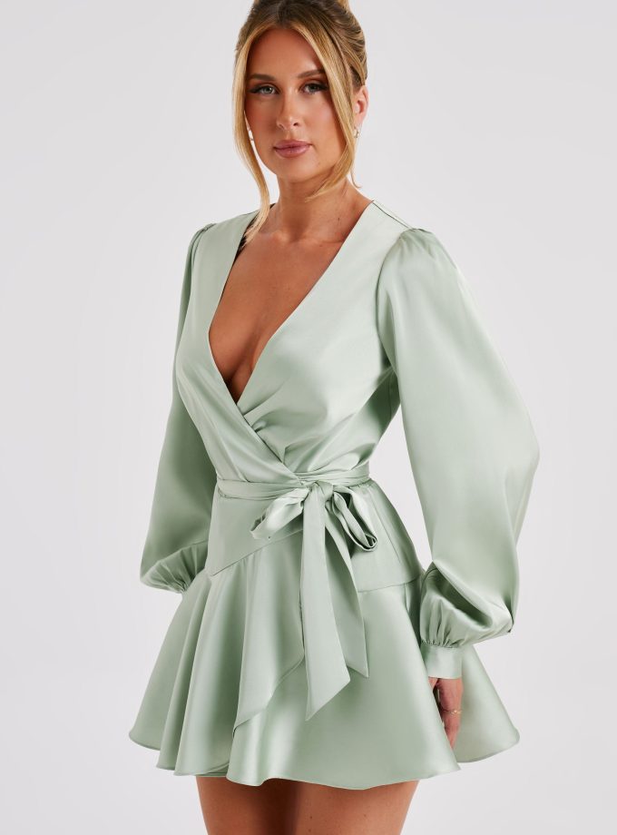 Ellis Mini Dress - Sage