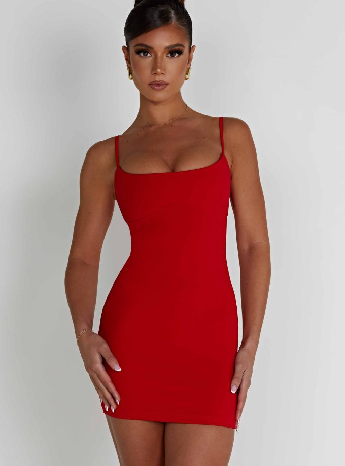 Estee Mini Dress - Red