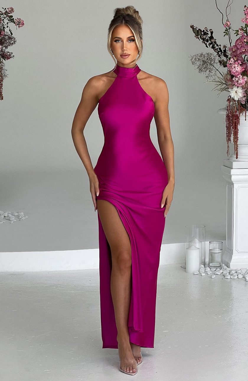 Etta Maxi Dress - Hot Pink