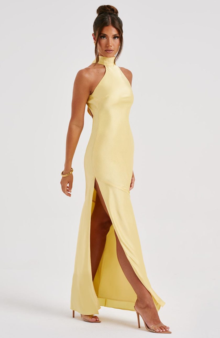 Etta Maxi Dress - Lemon