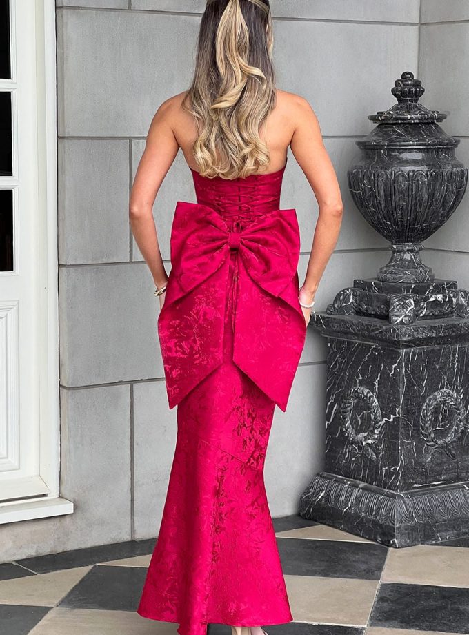 Felicity Maxi Dress - Red