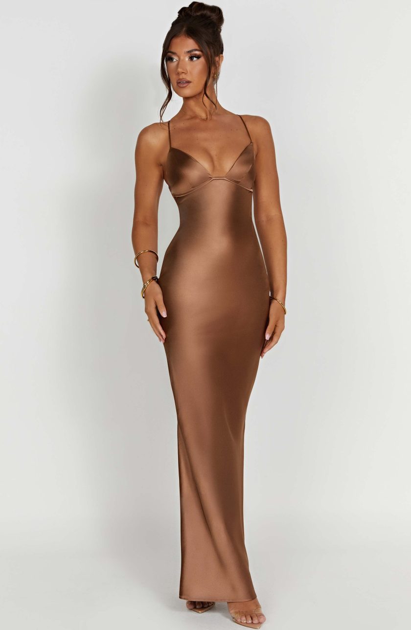 Fenty Maxi Dress - Chocolate