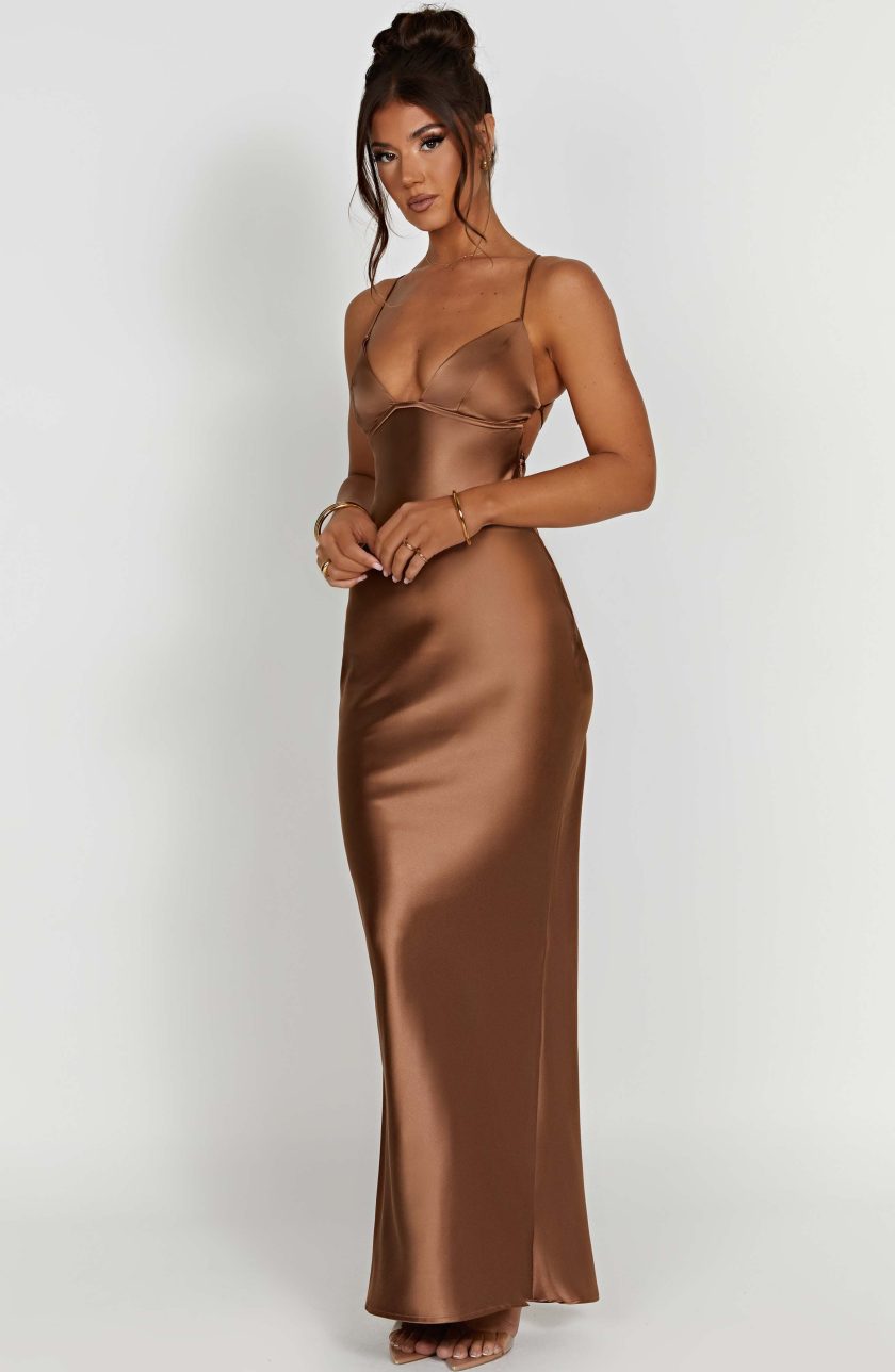 Fenty Maxi Dress - Chocolate