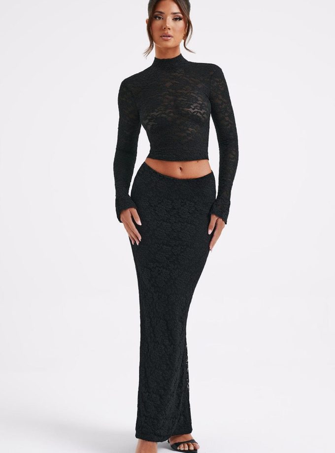 Fernanda Maxi Skirt - Black