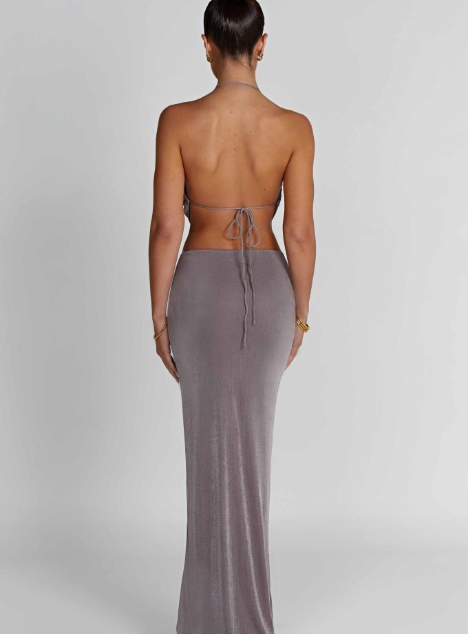 Fifi Maxi Skirt - Charcoal