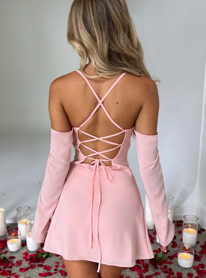 Fiona Mini Dress - Blush