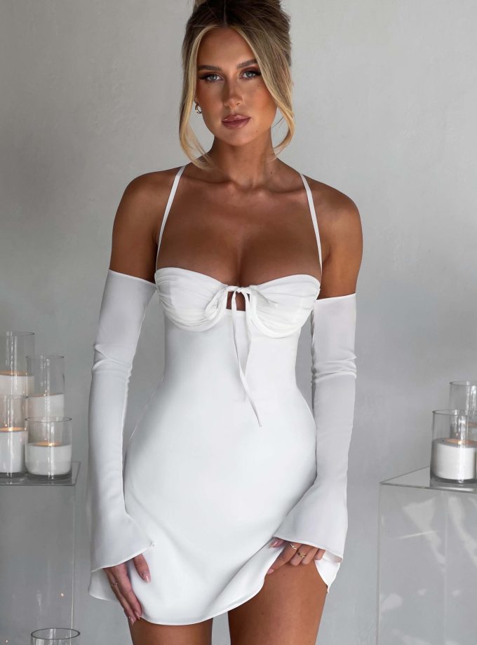 Fiona Mini Dress - Ivory