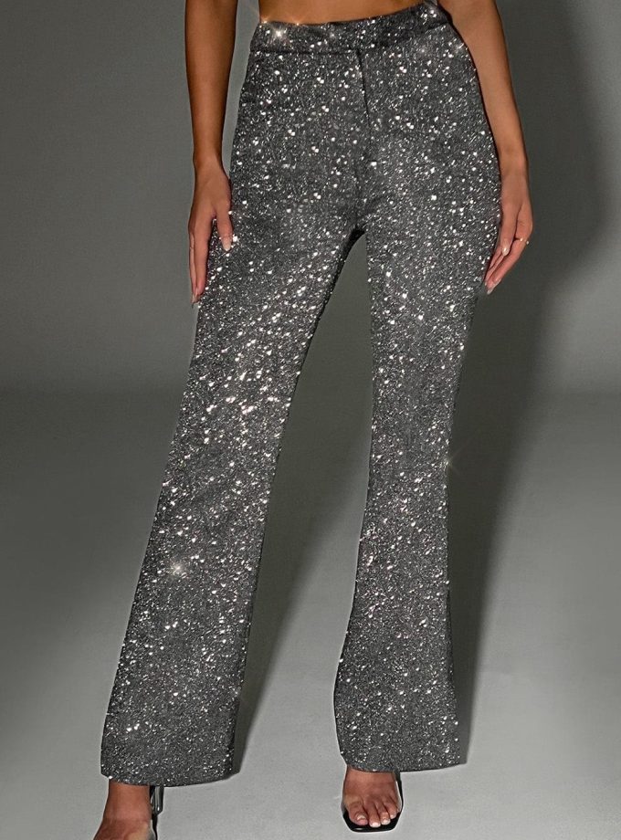 Glacia Pant - Grey Sparkle