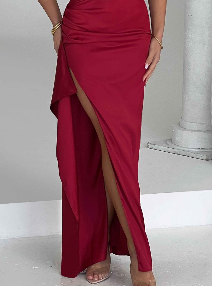 Halsey Maxi Skirt - Wine