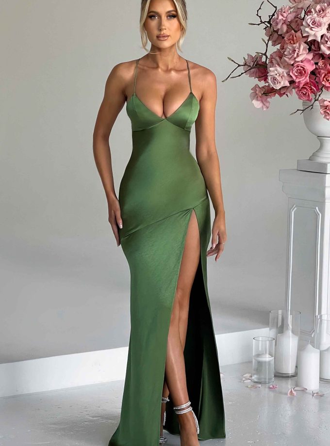 Isobel Maxi Dress - Emerald