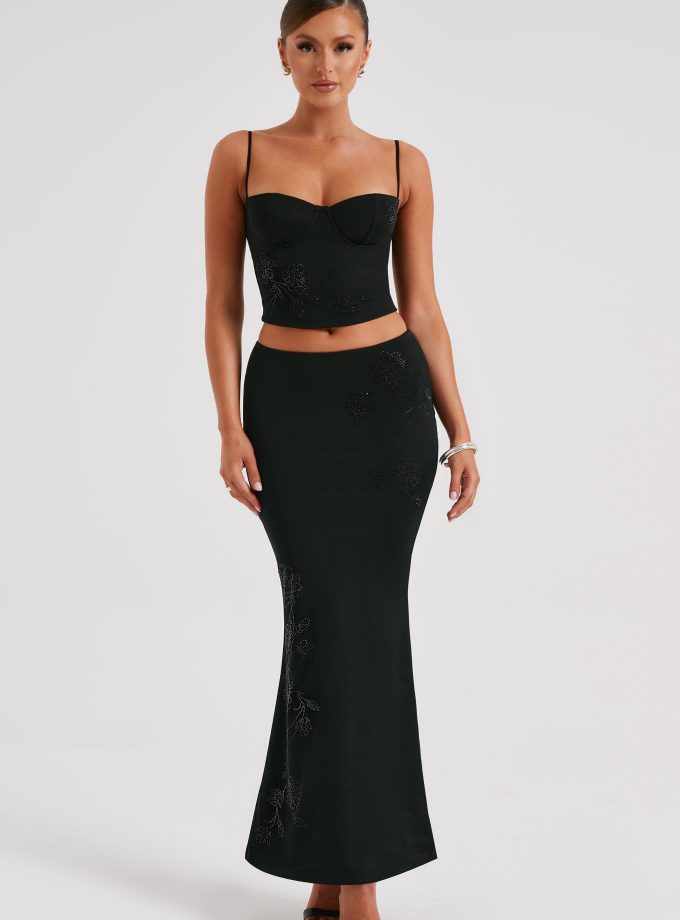 Izi Maxi Skirt - Black