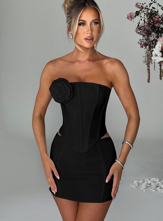 Jacquie Corset - Black