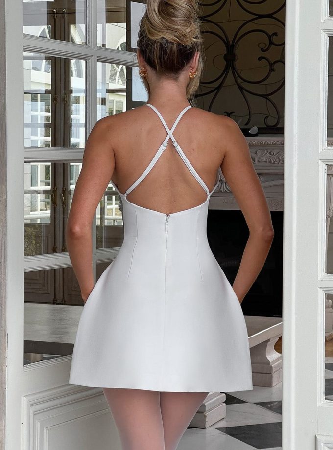 Jayne Mini Dress - Ivory