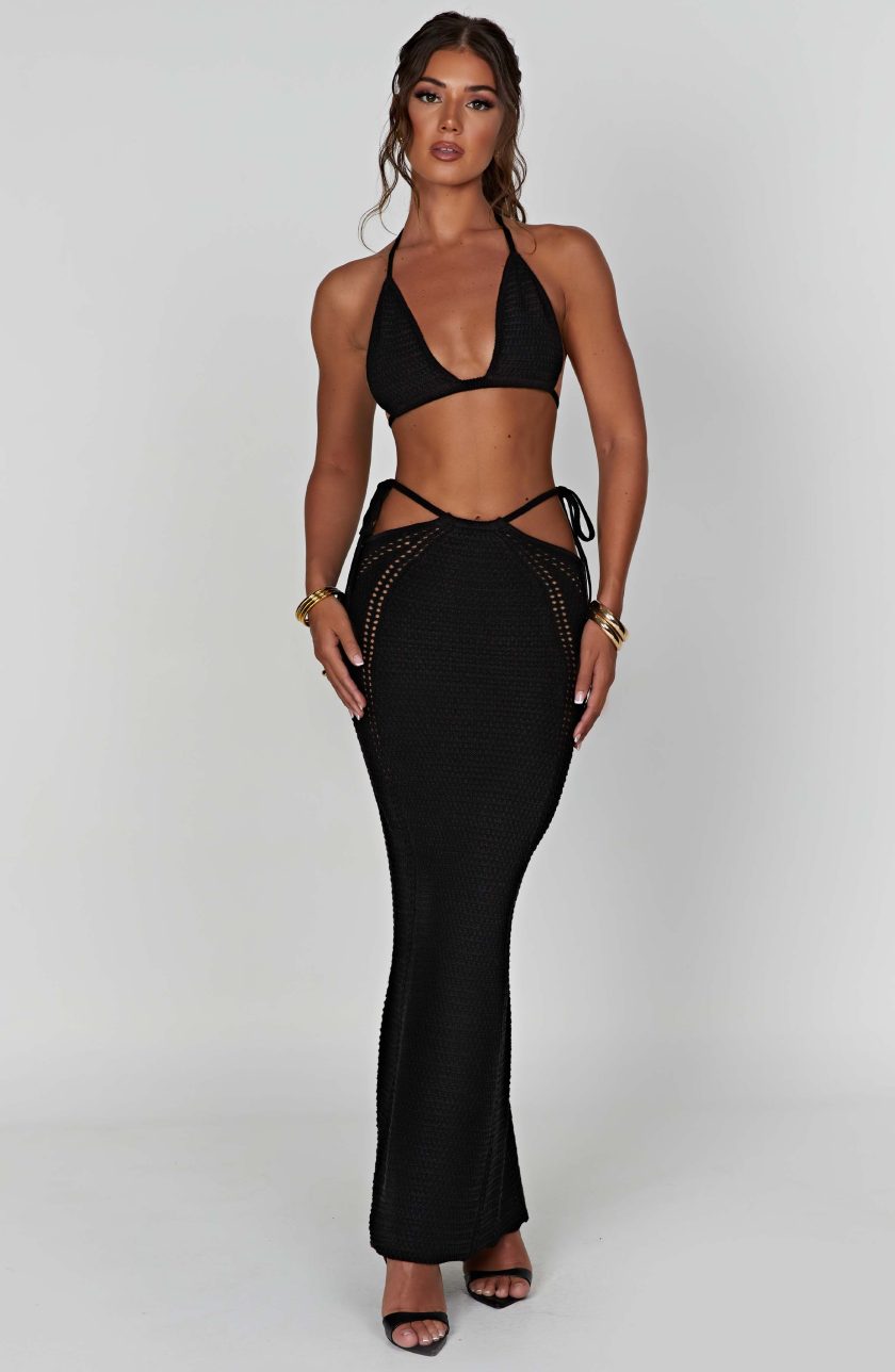 Jia Maxi Skirt - Black