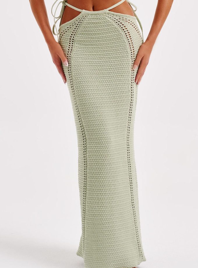 Jia Maxi Skirt - Green