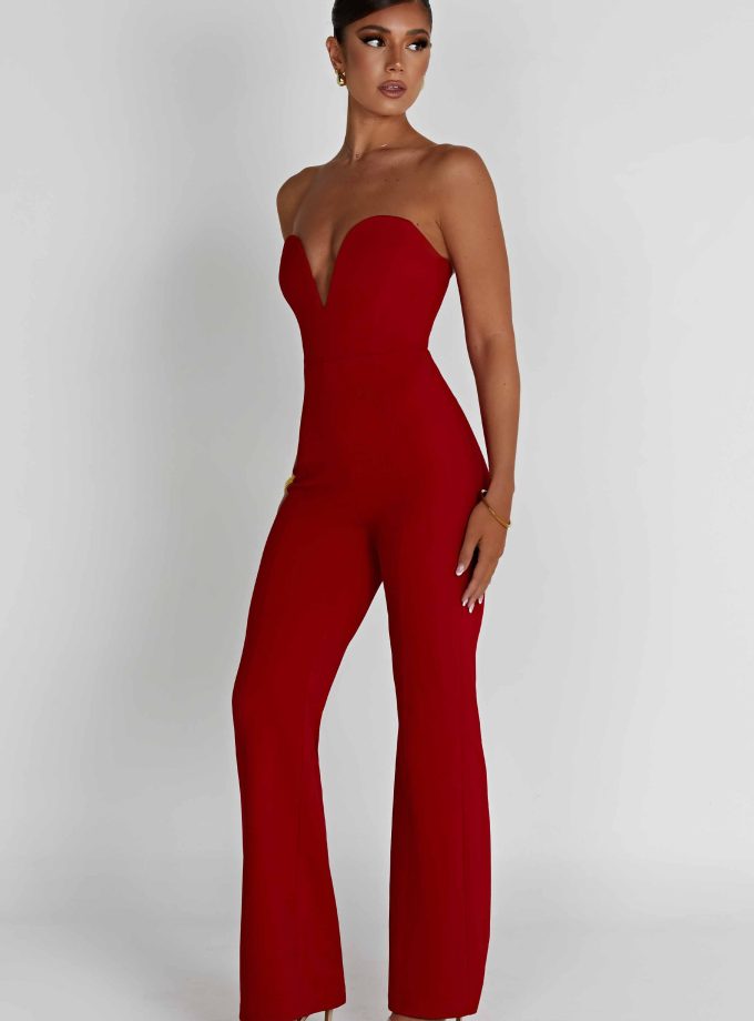 Jordi Jumpsuit - Red