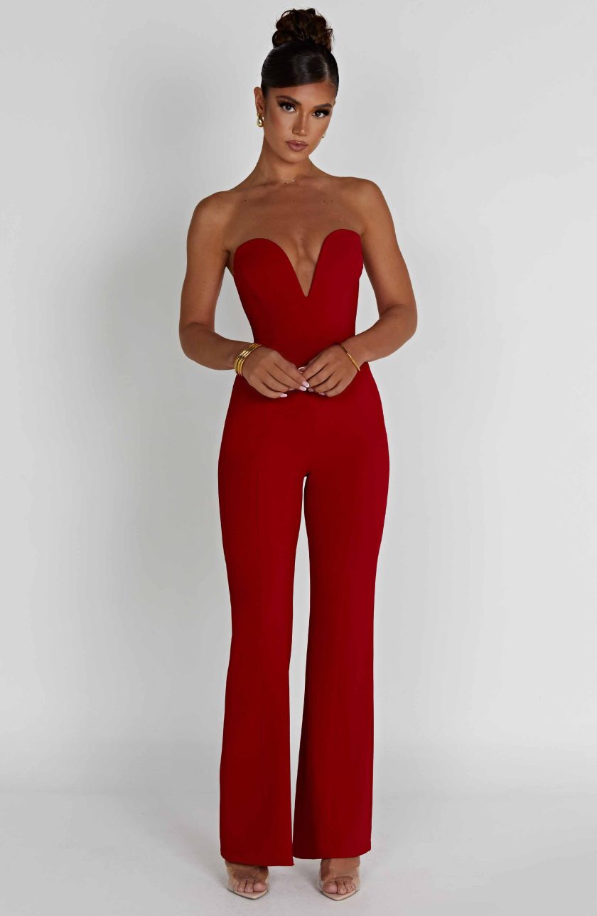 Jordi Jumpsuit - Red