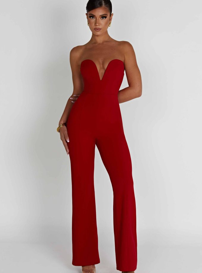 Jordi Jumpsuit - Red