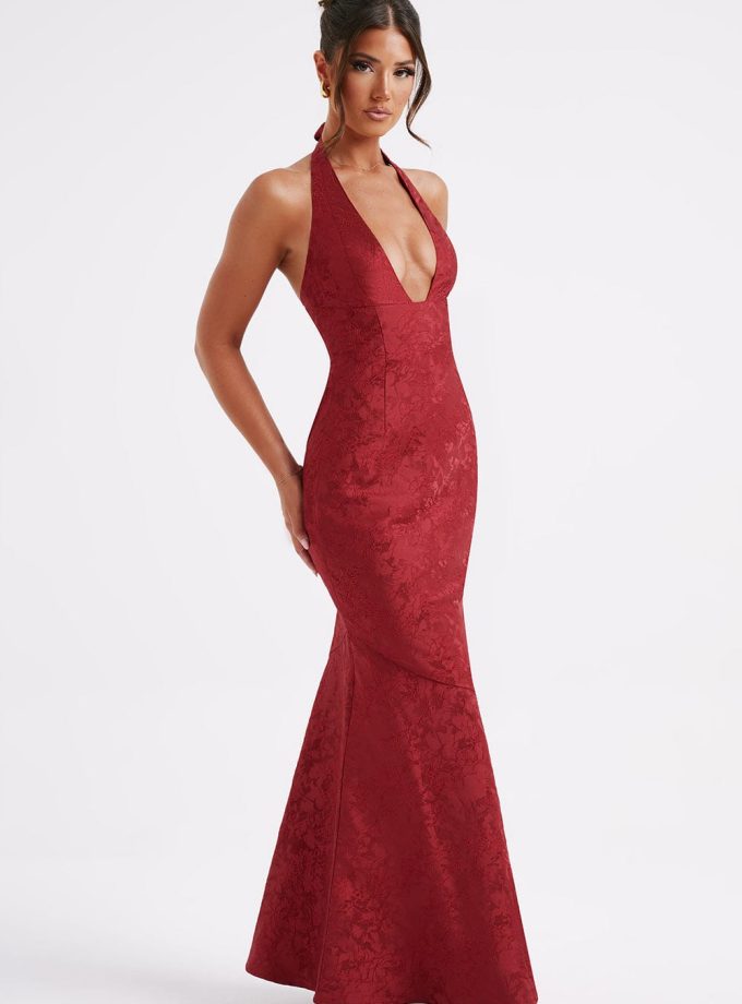 Josephine Maxi Dress - Red