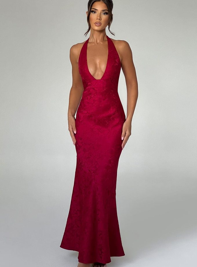 Josephine Maxi Dress - Red