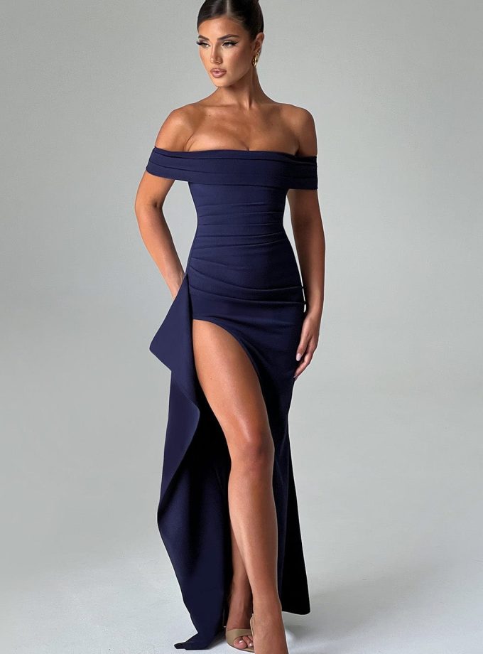 Joyce Maxi Dress - Navy