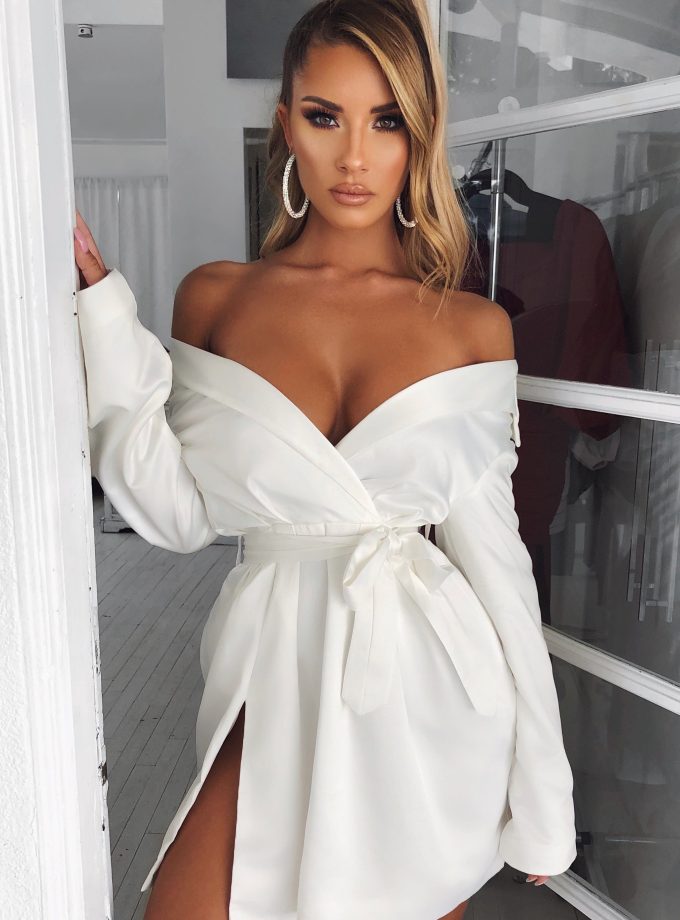 Kassiana Mini Dress - White