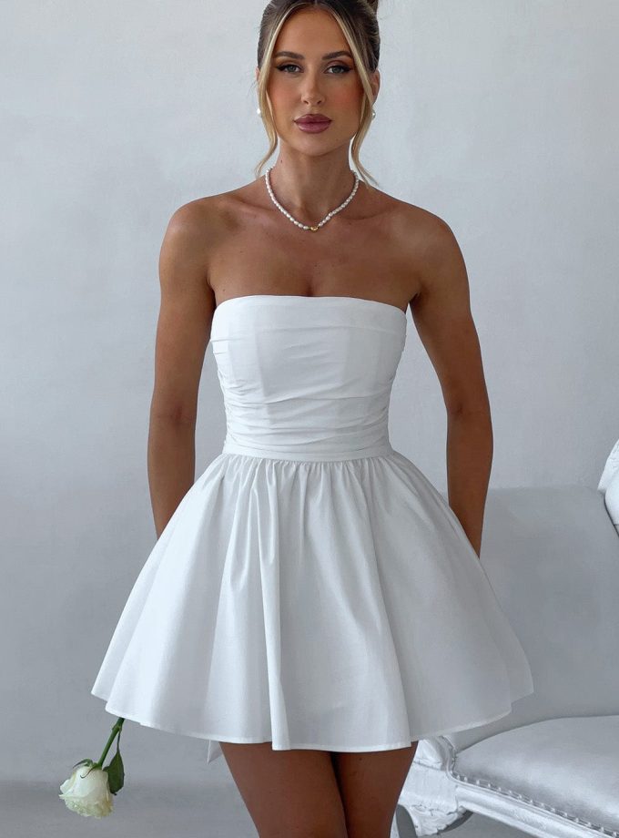 Katrina Mini Dress - Ivory