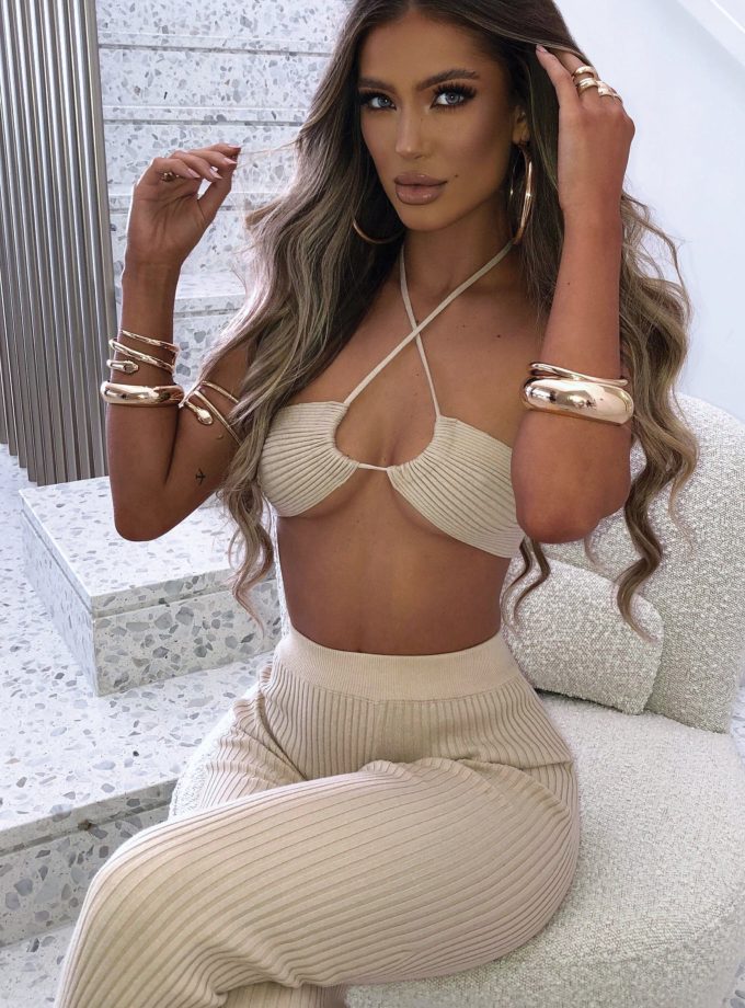 Kyana Crop - Beige